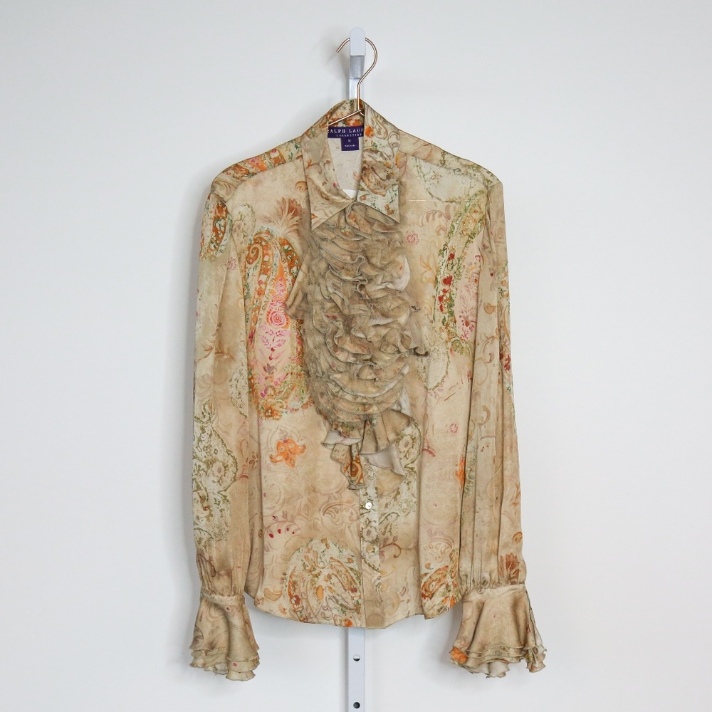 Ralph Lauren Collection Ruffle Blouse